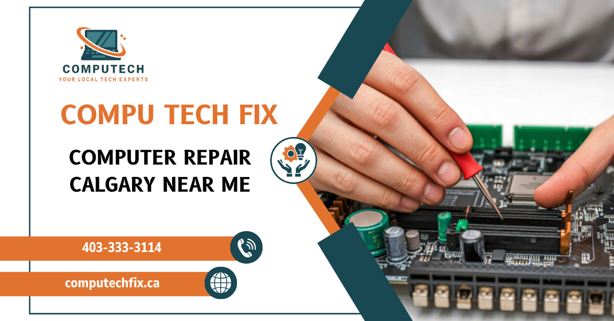 Affordable computer repair Calgary near me experts
