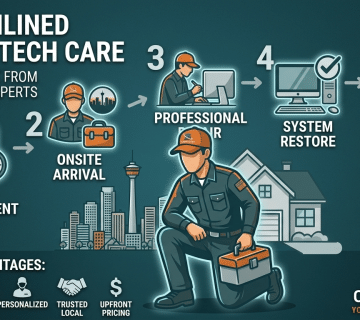 Professional computer repair services in Calgary SE for laptops, PCs, and software issues with fast turnaround 