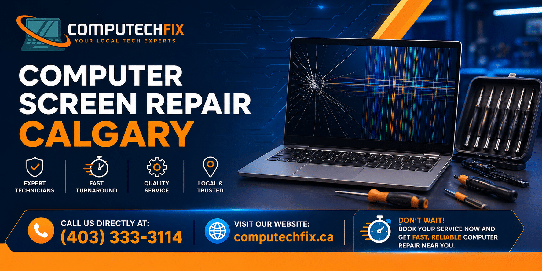Computer Screen Repair Calgary