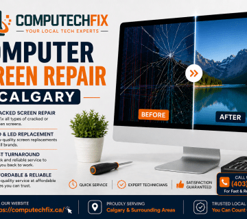 Computer screen repair calgary