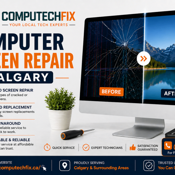 Computer screen repair calgary