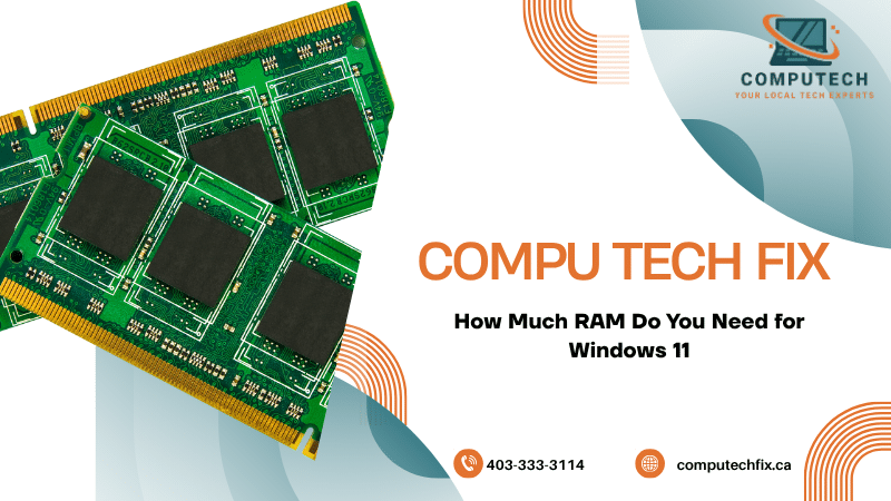 How much RAM is needed for Windows 11 on desktop and laptop computers