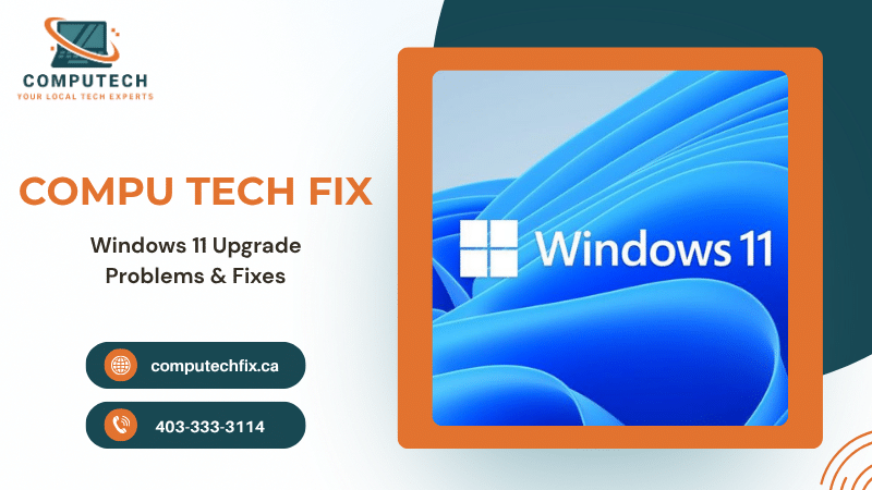 compatibility issues, and computer repair support for failed Windows updates.