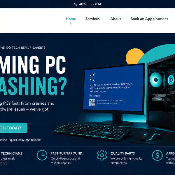 Gaming PC crashing during gameplay with error screen on monitor