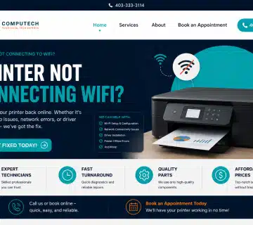Wireless printer not connecting to WiFi network with connection error on display