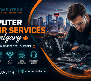 Laptop screen repair cost in Calgary – CompuTech Fix