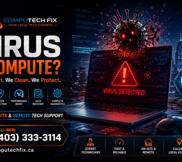 7 warning signs your computer has a virus – CompuTech Fix Calgary