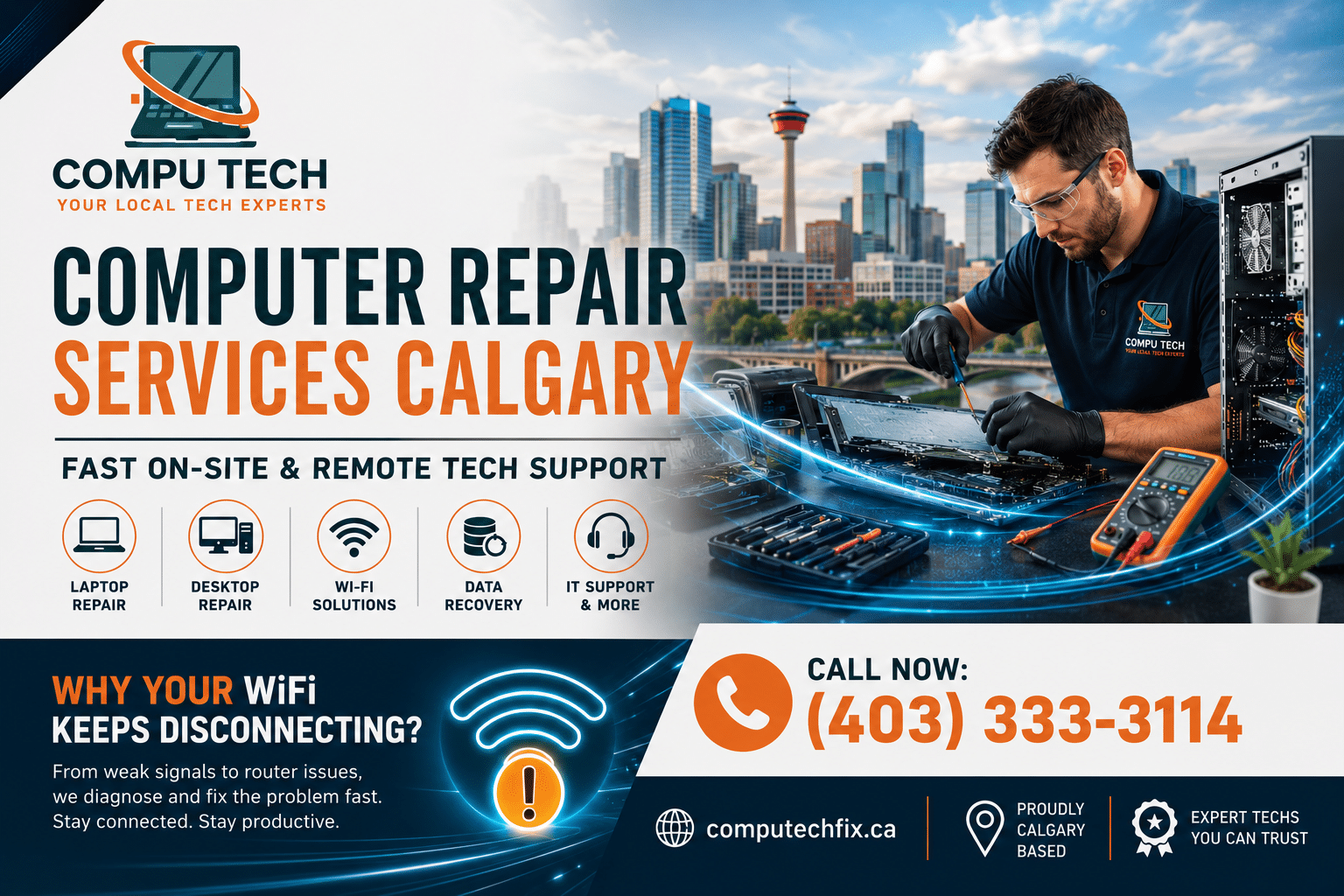 Why your WiFi keeps disconnecting – CompuTech Fix Calgary